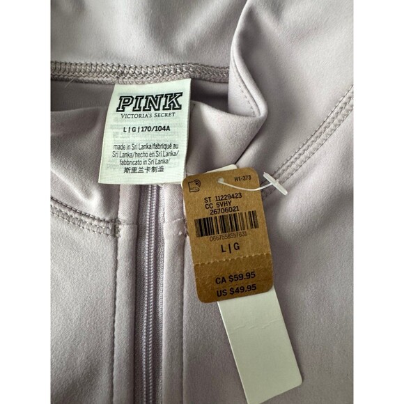 Victoria Secret Pink Soft Ultimate Zip up jacket Large nwt - Picture 4 of 8